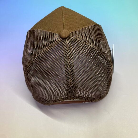 ALO Yoga Embroidered Trucker Hat Mesh Snapback Brown - Picture 4 of 5